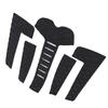 Surfboard Traction Pads Surf Pads EVA Tail Deck Grip AntiSlip Surf Traction Pad(5pcs Black )