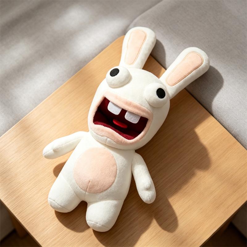 Плюшевая игрушка Kawaii Кролик Персонажи Анимационных Фильмов Плюшевые Игрушки Сумасшедший Кролик Куклы Типа Компаньон Декорация Праздничный Подарок Для Детей