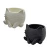 Yousheng 3D-печатный горшок-кашпо в виде кошки для комнатных и уличных растений, суккулентов, трав, цветочный контейнер, украшение для дома, балкона, сада