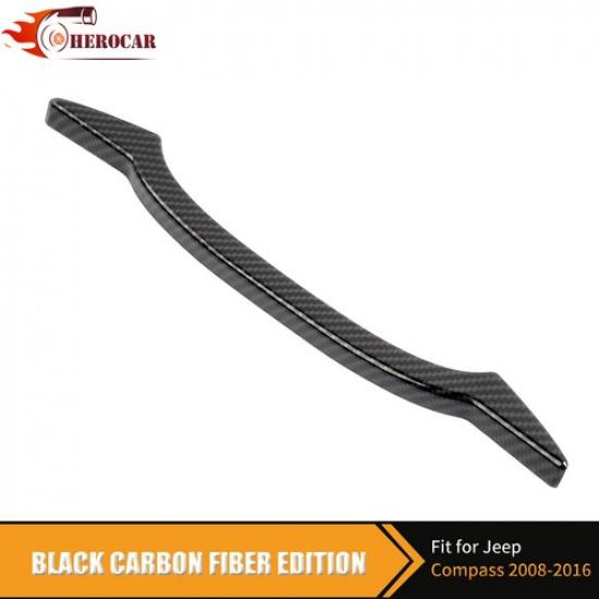 Carbon Fiber Dash Meter trument Box Cover For Jeep Compass Patriot 2008-2016