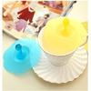 Creative Food-grade Silicone Cup Lovely Anti-dust Silicone Fruit Cup Cover Leakproof Coffee Lid Cap