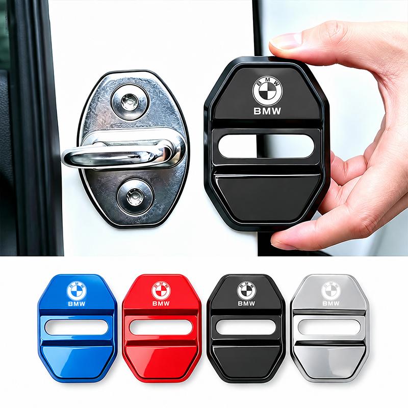 4PCS Car Door Lock Cover For BMW E46 E60 E90 E39 E87 E36 E92 E70 E91 X3 X5 X1 X2 X4 X6 X7 E28 E30 E34 E53 E61 E62 E93 Alpina AV3