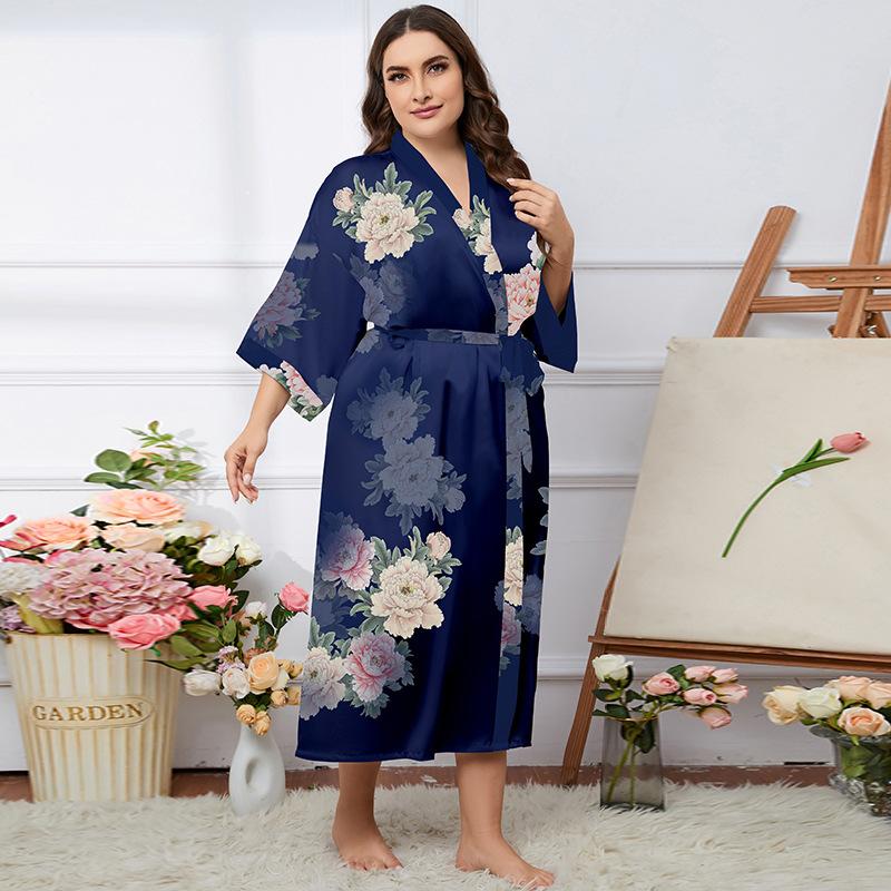 Большие размеры женские новые летние легкие роскошные модные пижамы