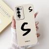 Для Tecno Camon 18 CH6 CH6n 18P CH7 Чехол Techno Camon 18T Чехол Простой Модный Дизайн с Узором из Букв Силиконовый Ударопрочный Бампер
