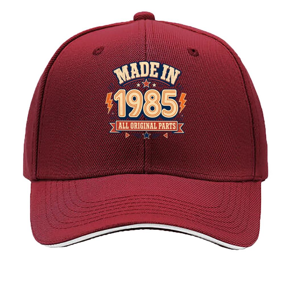 Vintage Birth Year Original Parts De Hip Hop hat Fashion Outdoor Sports Sandwich Baseball Cap