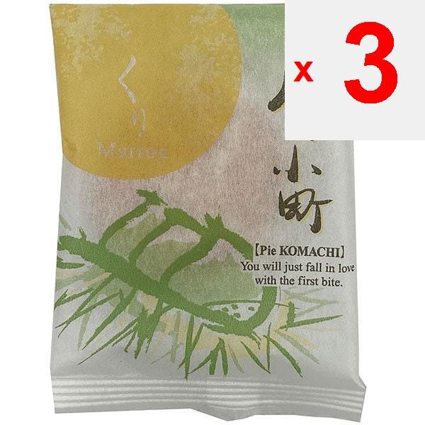 Kawachi Surugaya Пирог Комачи каштановый 1 шт. Вагаси