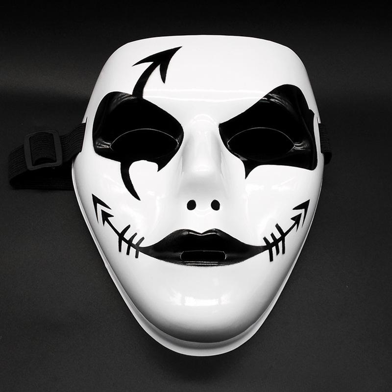 Хэллоуин уличных танцев ужасов маска полное лицо V-Shadow танцевальная вечеринка маска для лица Марди Гра косплей дьявол реквизит лицо капюшон для карнавальной ночи