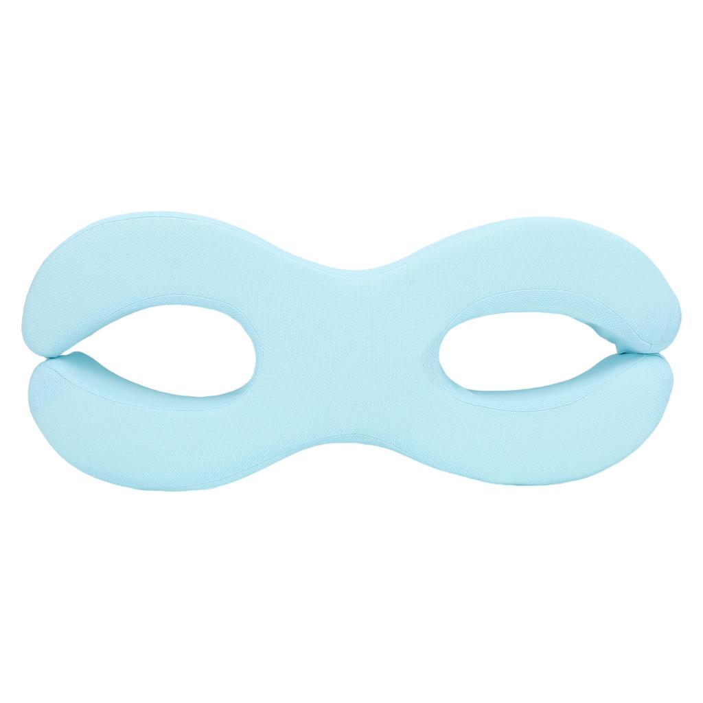 Подушка для сна на животе Синяя Эргономичная Защищающая лицо от сдавливания Мягкая из пены с памятью Подушка для глубокого сна для сна на боку