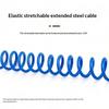 Motorcycle Bicycle Anti-Theft Chain 4-Digit Password Combination Helmet Lock Safety Portable Cable Lock Durable Wire Rope