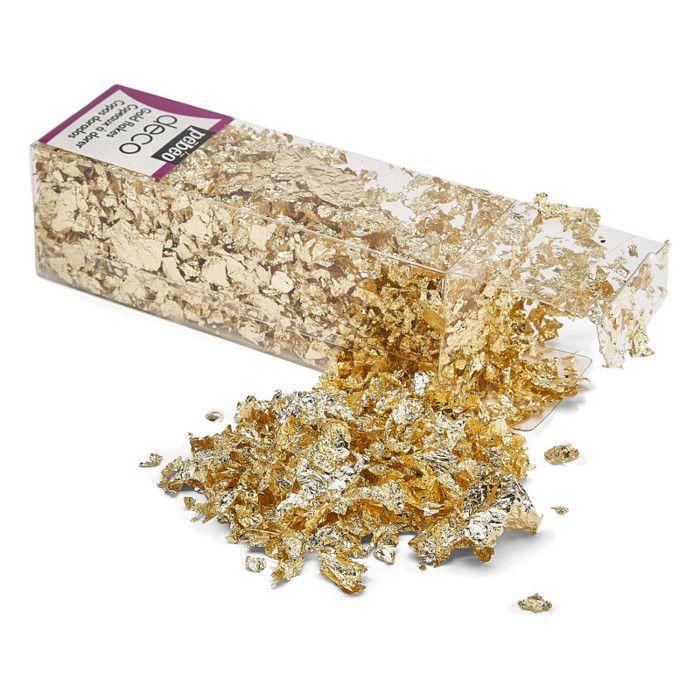 Copeaux à dorer - Pébéo - Or - Finition luxueuse - Facile à appliquer - Résultat professionnel