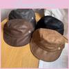English Color Solid Style Equine Hat Suede Autumn Winter Sun Protection Fashion