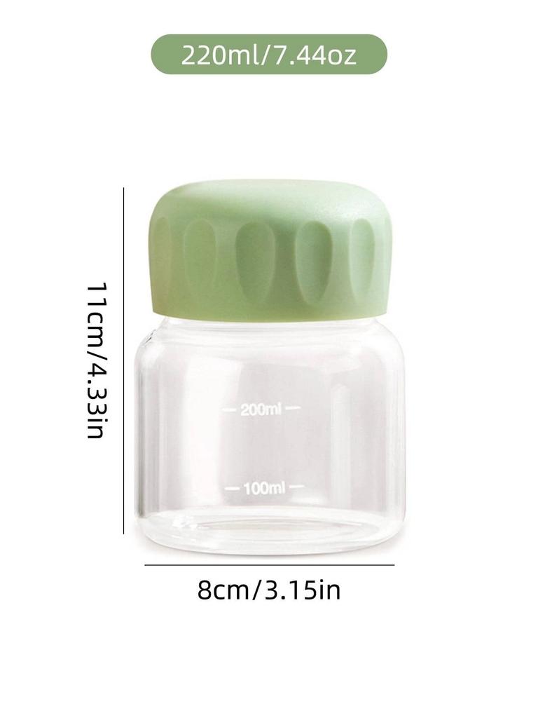 1/2 ШТ 300 мл Маленькая бутылка для воды Пластиковая Портативная Герметичная Кружка Чашка для питья сока и молока со шкалой для улицы, кухни, школы