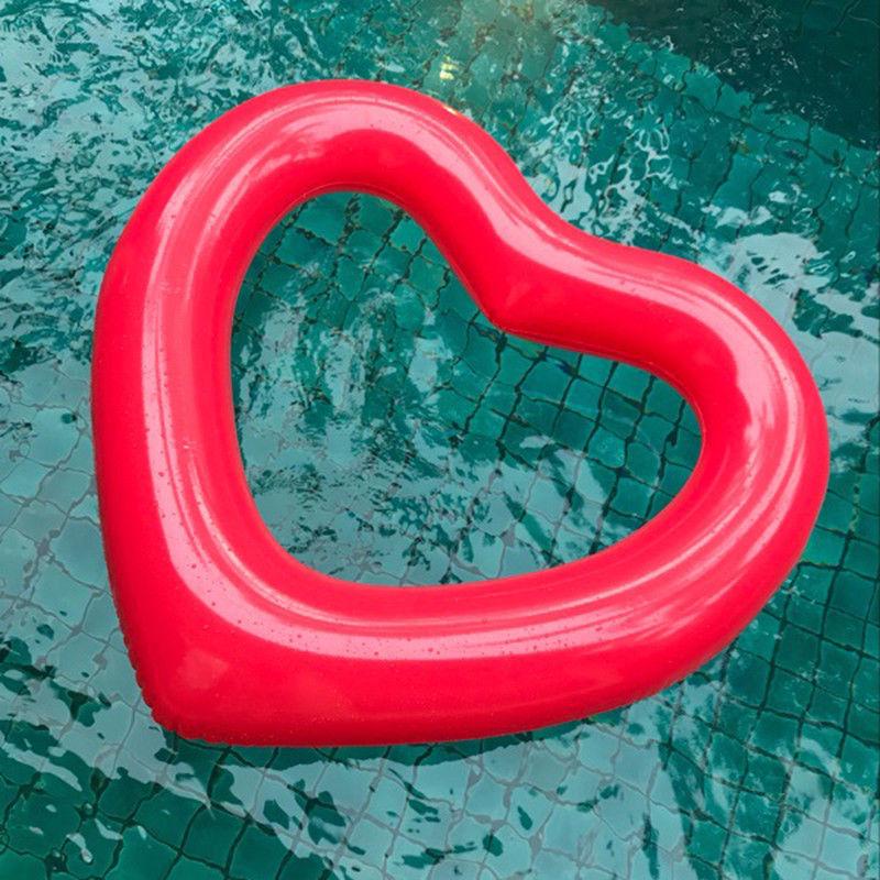 Надувное сердце, кольцо для плавания, поплавок для бассейна, спасательный круг, взрослые водные летние забавные игрушки