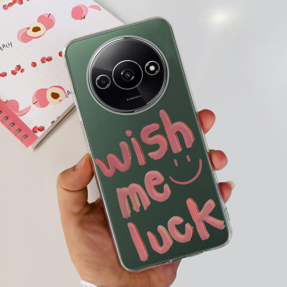Для Xiaomi Redmi A3 4G Чехол Модная Девочка Мультяшный Принт Мягкий Силиконовый Задний Чехол Для Redmi A3 6.71" Ударопрочный Чехол для Телефона Funda