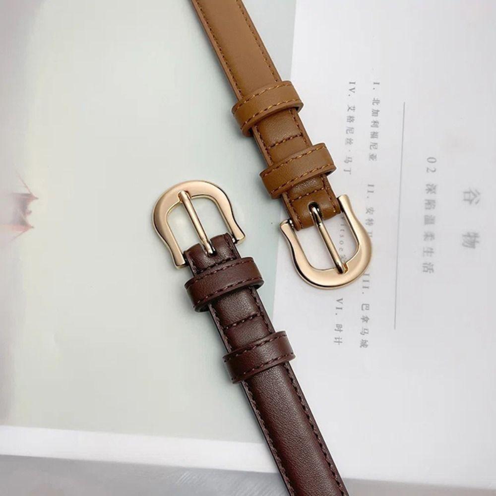 Модный пояс из искусственной кожи Универсальный трендовый пояс для талии Украшение для платьев Пояс для талии