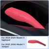 For Tesla Model Y Juniper 2025 2026 Model 3 Highland Gear Shift Lever Protective Sleeve Shifter Shell Shift Knob Silicone Cover