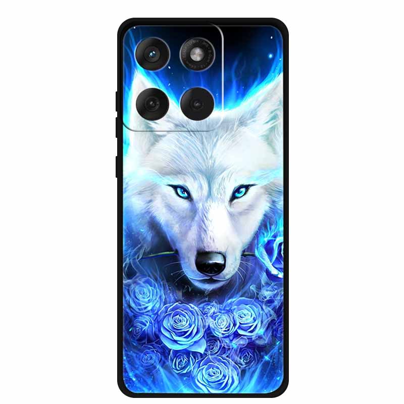 Soft Case For Motorola Edge 60 Fusion Case Cartoon Back Cover For Motorola Edge 60 Pro 5G Protective Cool Animal Bumper Bag Capa