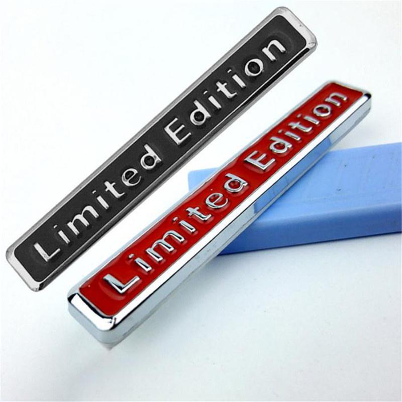 Limited Edition Metal Car Emblem Badge, 3D Chrome 4WD AWD Sticker, Auto Tailgate Fender Decal, Waterproof Exterior Decoration
