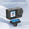 Magnetic Quick Release Adapter Mount For DJI OSMO Action 5 Pro/4/3 Camera Foldable Ultra-light High Capatibility Mount Accessory