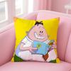Funny American Cartoon CCaptain Underpants Cushion Cover Pillow Case Soft Skin Friendly Fabric  Concealed Zipper