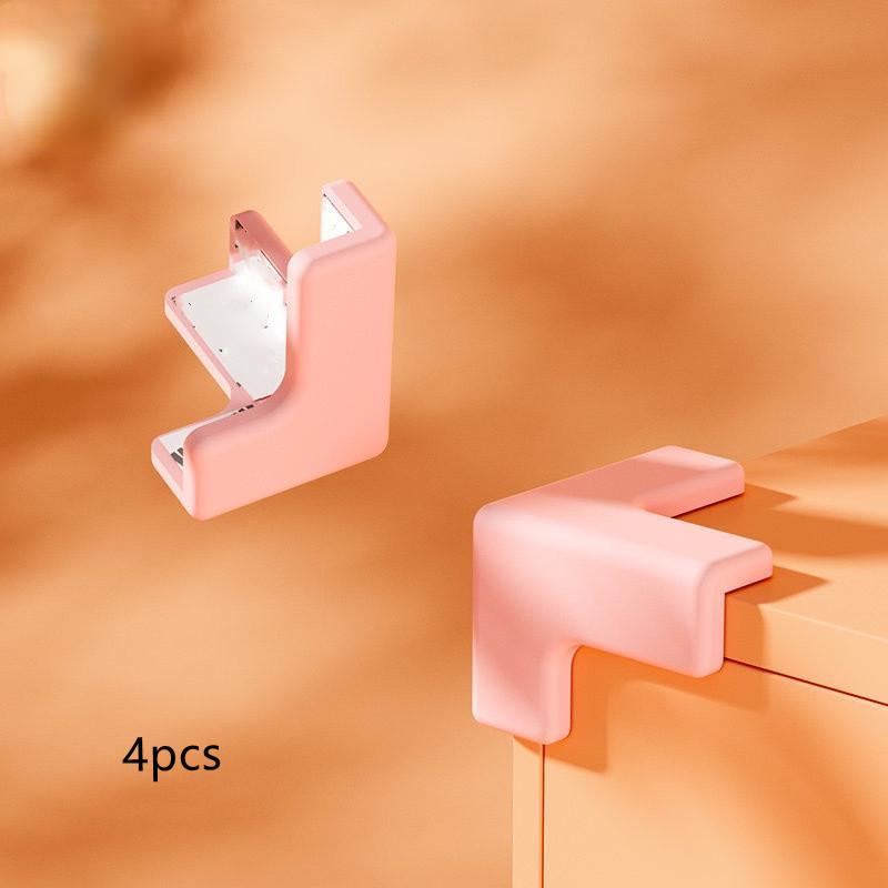 4 шт./компл., прозрачная защитная крышка L-образной формы для детской безопасности, угловая защита стола, защита детей