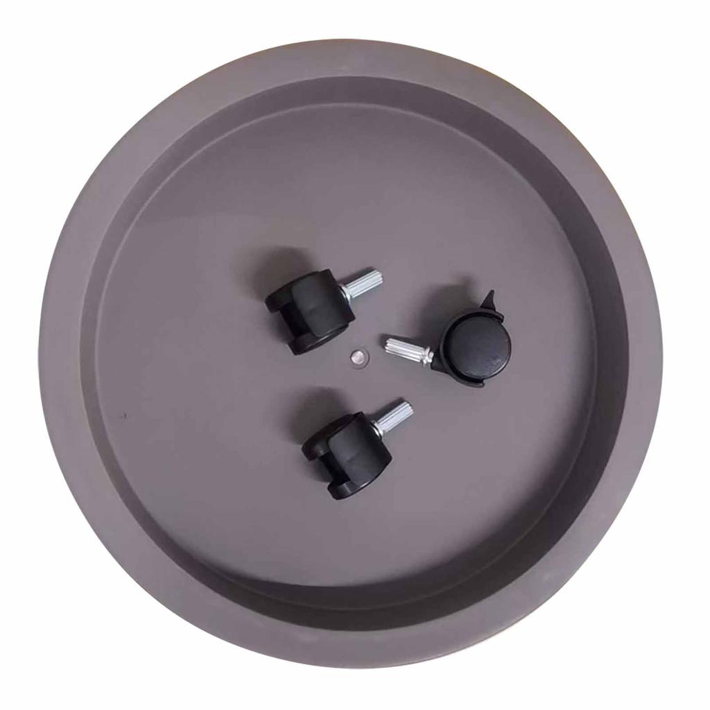 Универсальный поднос с подвижным колесом Цветочный горшок Нижний горшок Несущая роликовая опора Круглое шасси