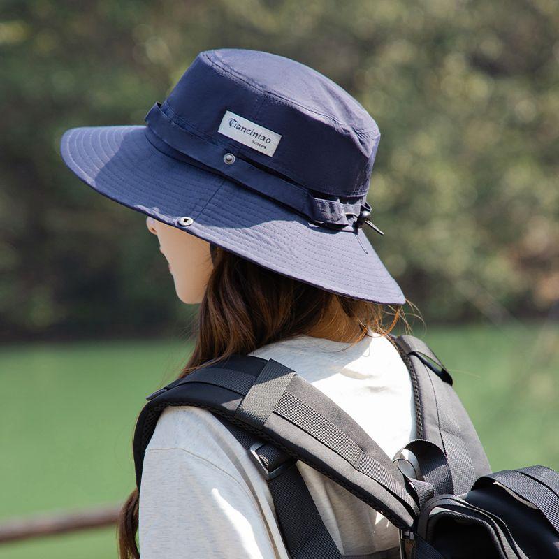 Солнцезащитная водонепроницаемая шляпа-ведро с завязками на шнурке для спорта, быстросохнущая, летняя шляпа для альпинизма
