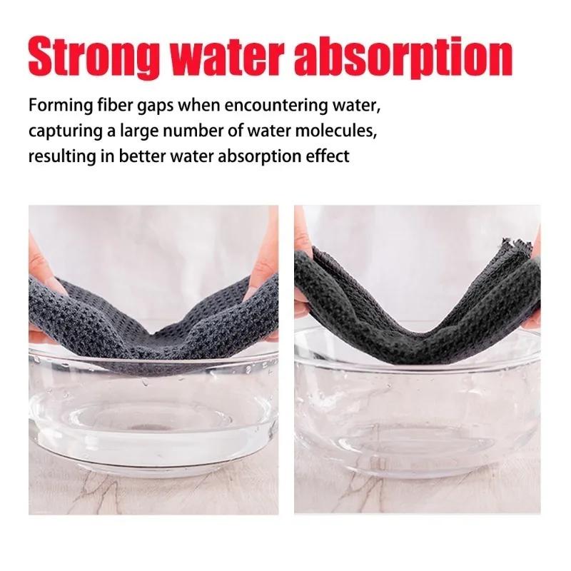 Полотенце для мытья автомобиля Вафельное плетение Полотенце для чистки окон автомобиля Микрофибра Воск Полировка Детейлинг Полотенце Впитывающее плетение