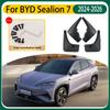 4 шт. Брызговики для автомобиля BYD Sealion 7 Обвес 07 EV 2024-2026 Автомобильные брызговики Защита от брызг Передние Задние крылья Детали экстерьера автомобиля