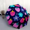 1pc Fruit Floral Automatic Open/Close Umbrella - Compact Travel Umbrella, Gift for Birthday, Holiday yy260106079