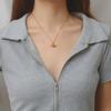 Ожерелье с подвеской в виде слона из нержавеющей стали с покрытием из 18-каратного золота — универсальная мода в стиле ретро для женщин