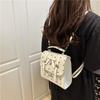 Street Style Small Crossbody Bag With Synthetic Leather And Inner Phone Pocket