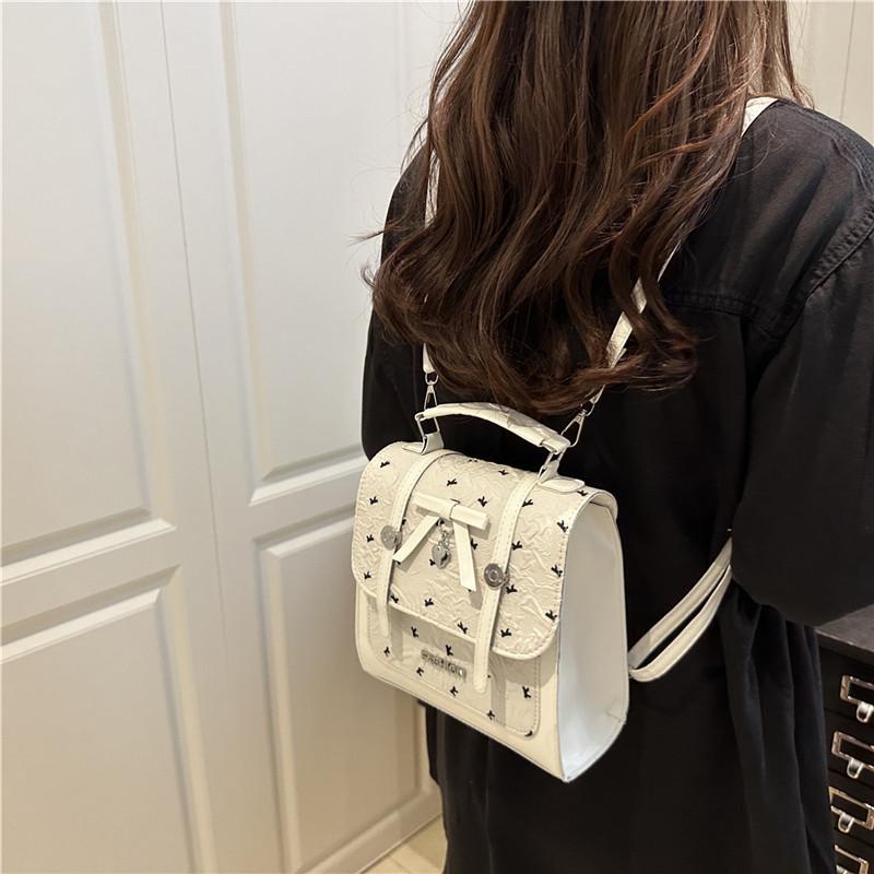 Street Style Small Crossbody Bag With Synthetic Leather And Inner Phone Pocket
