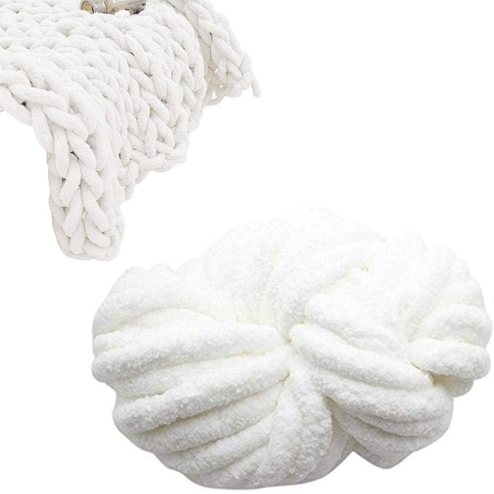 Пряжа шенилловая толстая мягкая пряжа для одеяла, грубая пряжа для вязания спицами и крючком