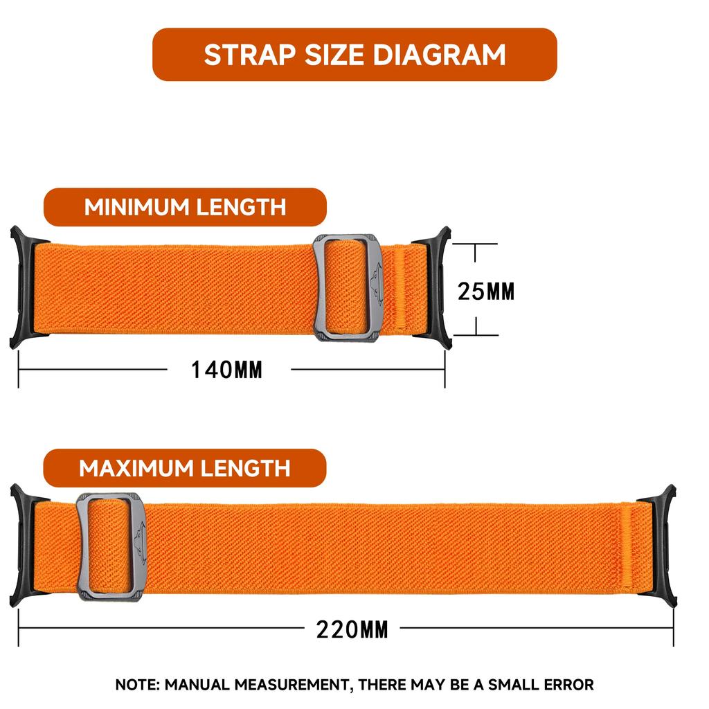 Спортивный ремешок для Samsung Galaxy Watch Ultra 47 мм Эластичный нейлоновый браслет-петля correa Ремешок для Galaxy Watch 7 Ultra Аксессуары