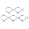 METALLIXITY 5pcs Safety Coupler Pins (6x45mm) Shaft Lock Pins Round Arch Wire Retainer for
