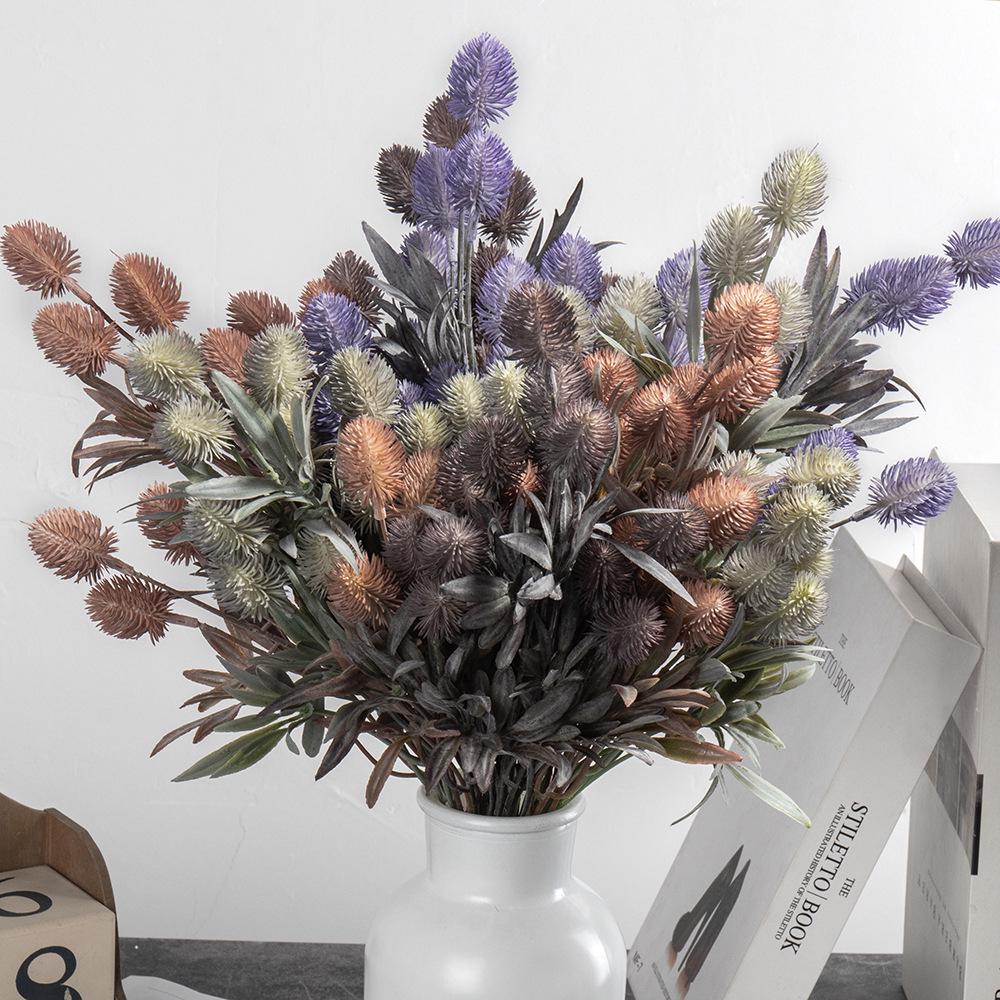 Pine Cone Faux Fruit Wreath: Elegant Indoor Wall or Table Decor