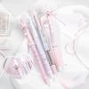 4 Pcs Ballet Strap Bows Gel Pen Retractable Neutral Pen 0.5mm Stationery Pen Writing Pen Gel Ink Pen Journaling Pen