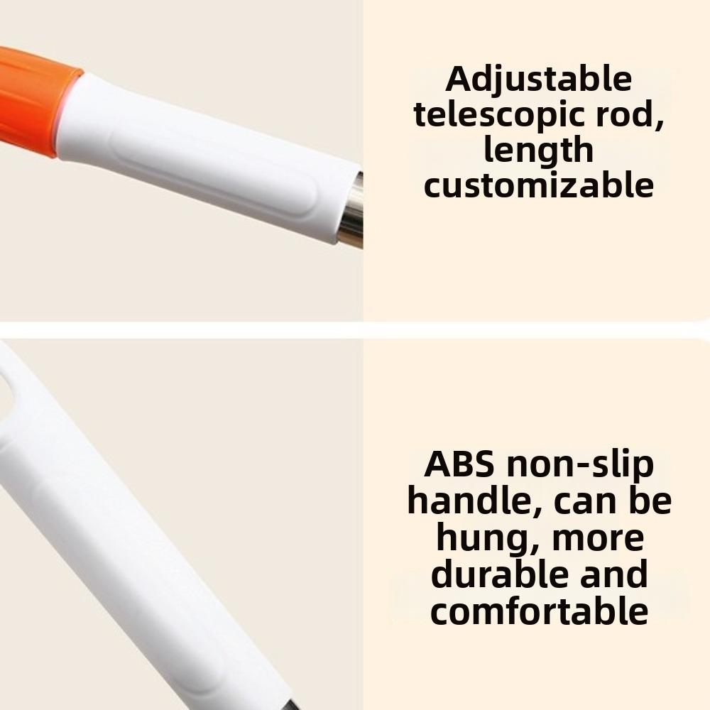 Retractable Water-Absorbing Mop Stainless Steel Pole Cleaning Mop Wooden Floors