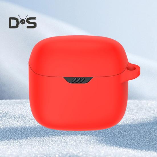 Силиконовый чехол для наушников, защита на 360 градусов, противоударный, устойчивый к царапинам, портативный защитный чехол для JBL TUNE FLEX