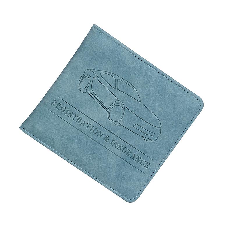 PU кожаный держатель для страховки автомобиля, чехол для водительских прав, сумка для хранения автодокументов, держатель для кредитных карт, чехол-кошелек