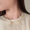 ELYONA Multi Bows Pearl Necklace