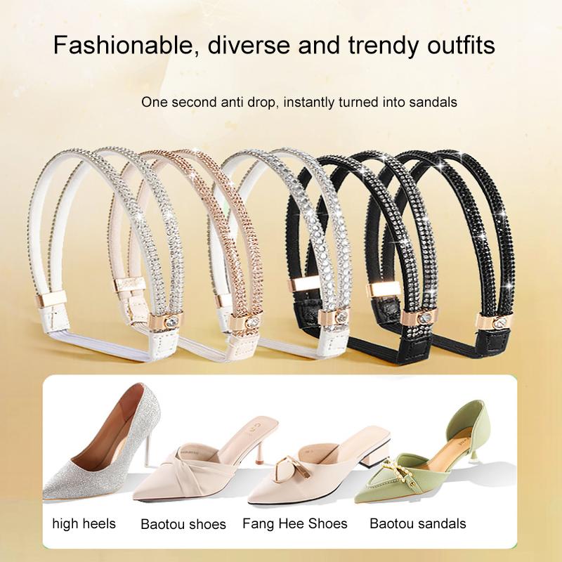 1 пара прозрачных удобных эластичных шнурков Simplely Tie, практичных, не требующих установки, с ромбами, полихромными узорами