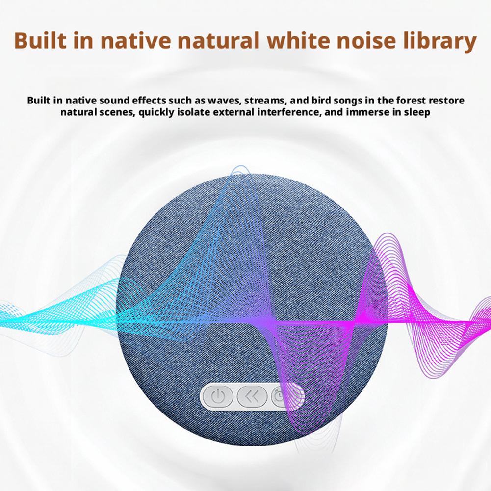 Mini Sleeping Bluetooth Speaker Wireless Bluetooth White Noise Speaker MP3 Music Player Bedside Pillow Intelligent Player