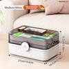 1pc Large Capacity MultiLayer Medical Box - First Aid Kit, Spacious Medicine Storage Container for Organizing Pills, Bandages, Medical Supplies
