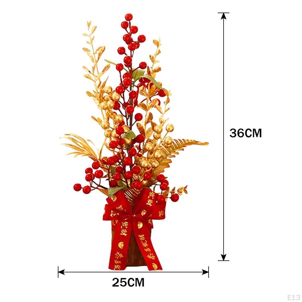 Chinese Year Decoration Feng Shui Decor Desktop Ornament Ceremony Handmade Good Luck for Home