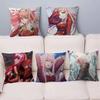 DARLING In The FRANXX Зеро Ту 45*45см Наволочка Декор Наволочка для Подушки Домашняя Наволочка для Подушки на Диван