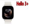 Hello Watch 3 Plus Smart Watch 2.04'' 49mm NFC Compass 173 Sports Hello Watch 3+ Smartwatch Men Women