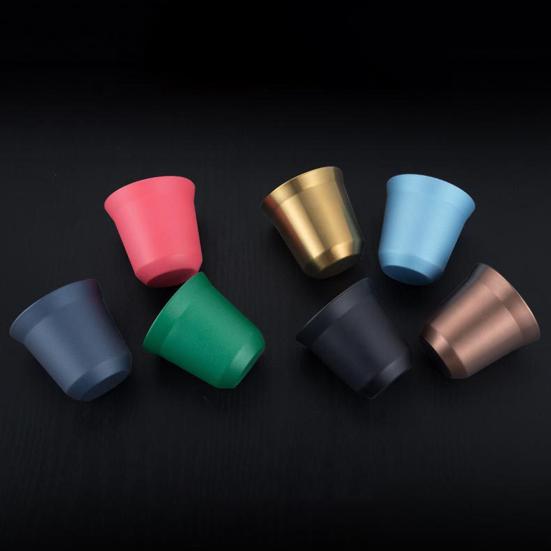 Двухслойная эффективная кофейная чашка на 86 мл, практичная термостойкая чашка для воды из нержавеющей стали, домашняя