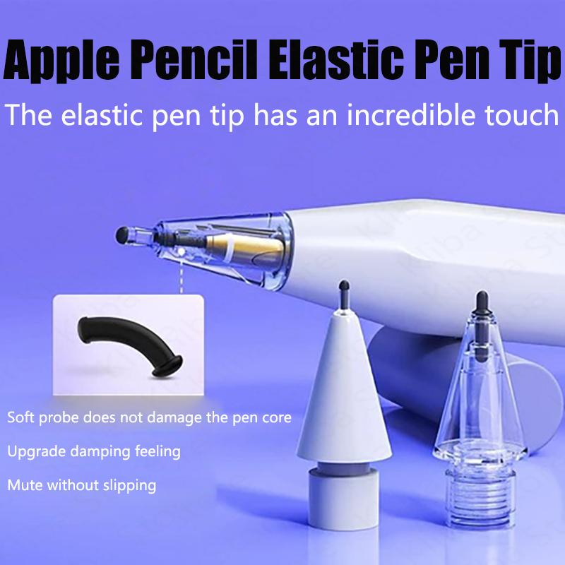 Наконечники для Apple Pencil 1/2 поколения, сменные, кристально-алмазные, для iPad Pencil 1/2, износостойкие наконечники для стилуса
